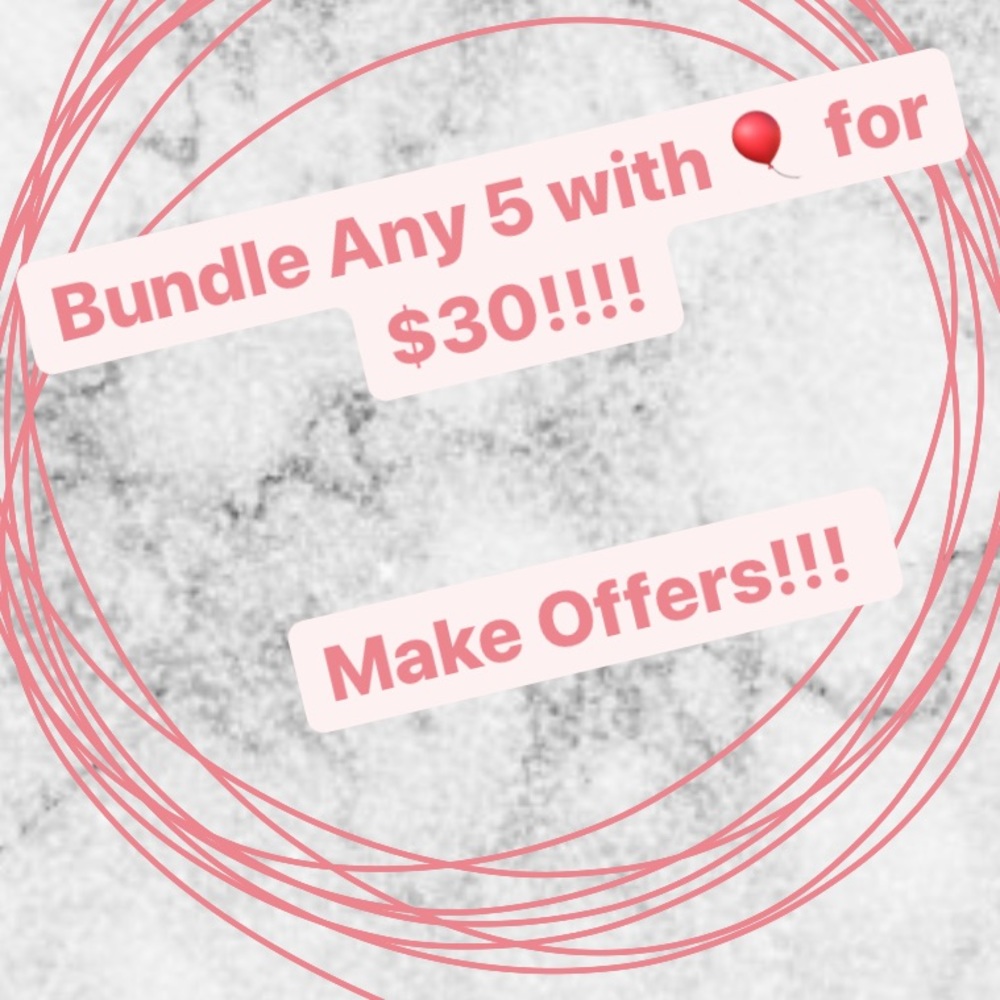 5 items for $30!!! Follow the Balloons 🎈🎈🎈